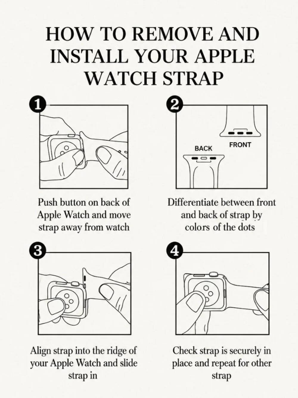 Sporty Replacement Band for Apple Watch Black Purple Silicone Perforated Strap L